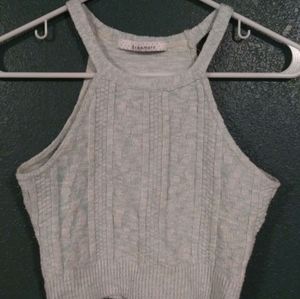 Dreamer Light Green Large Crop Tank Top